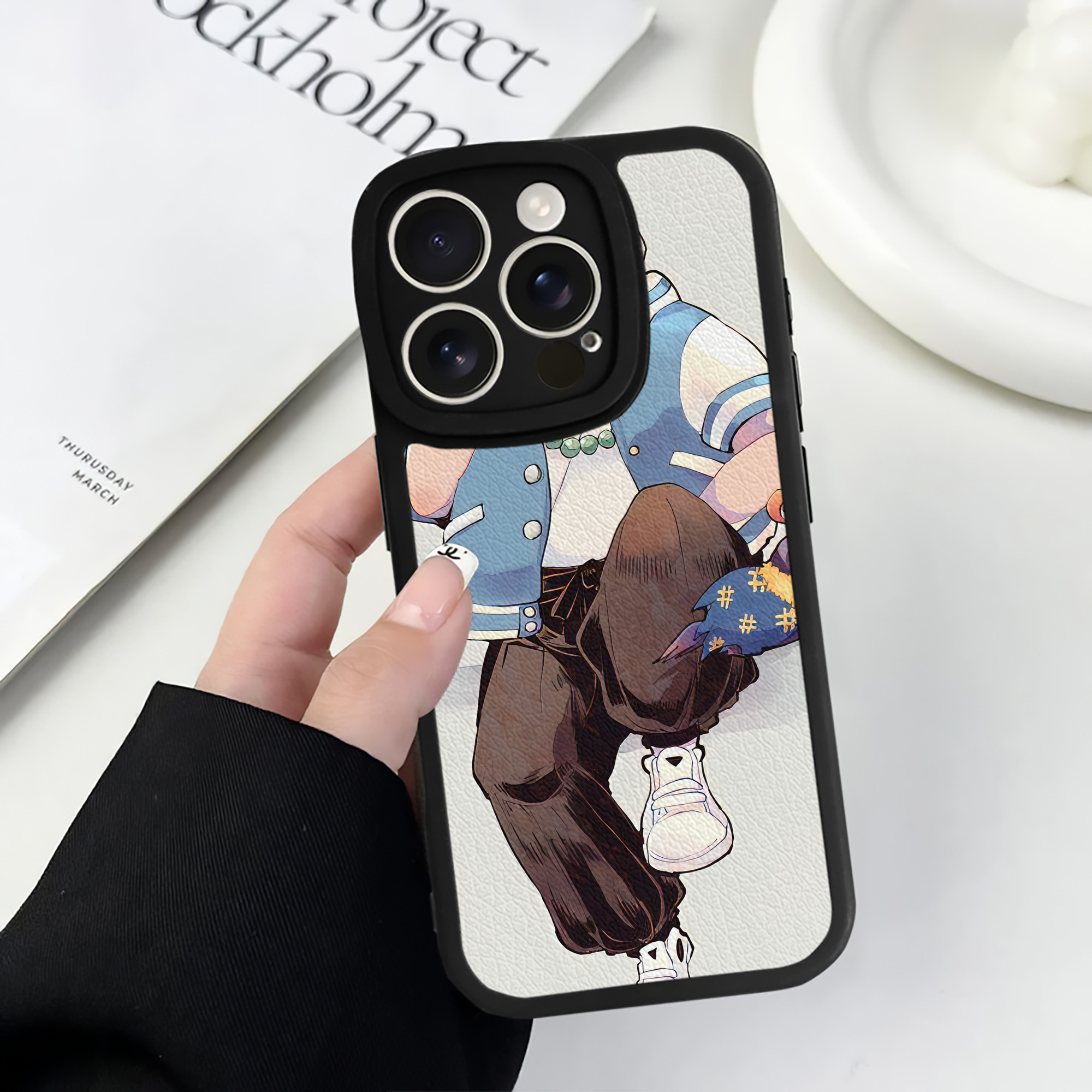（画像用） 妖怪ウォッチ Yo-kai Watch 【iPhone 16シリーズ対応】シリコンスマホケース（レザー調） 材質：シリコン